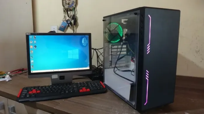 computador Intel®Core I3 3,0GHz +Fans Led RGB