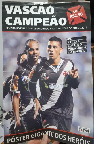 Pôster do Vasco/Campeão da Copa do Brasil 2012
