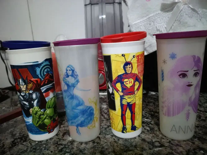Copos da Tupperware coleção