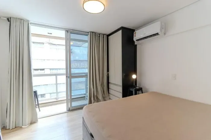 Studio para alugar com 24m², 1 quarto e 1 vaga