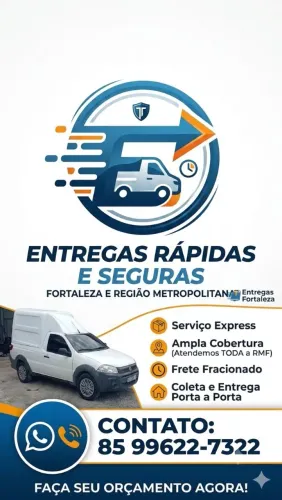 Frete rápido seguro e o mais barato da região