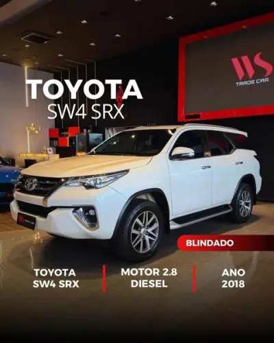 Toyota Hilux SW4 SRX 4X4 2.8 TDI 16V Dies. Aut. 2018