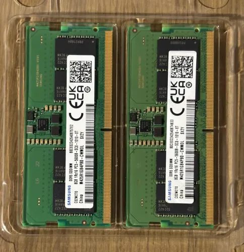 Kit Memória RAM Samsung 16GB (2x8GB) DDR5 5600MHz Notebook