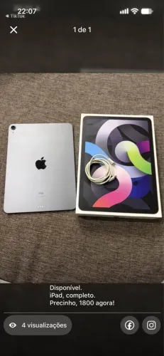 iPad geração 4 - completo , 64 gigas extensão até 512 ,