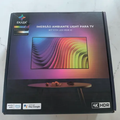 Kit Ambilight EKAZA RGB-IC Imersão Ambiente Light para TV- Novo Lacrado