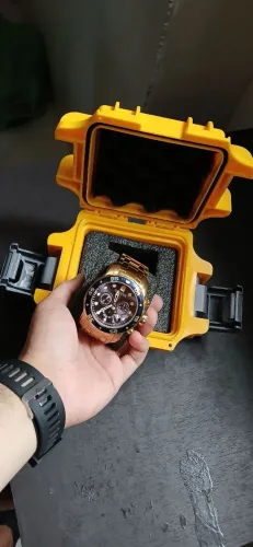 Relógio masculino INVICTA Pro Diver 0073 dourado