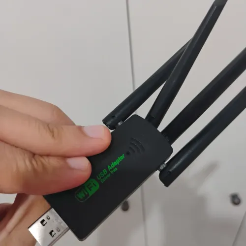 Conector de rede via wi-fi 