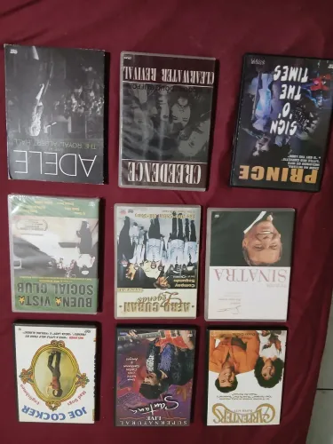 Para colecionadores DVDs alguns raros 9 peças