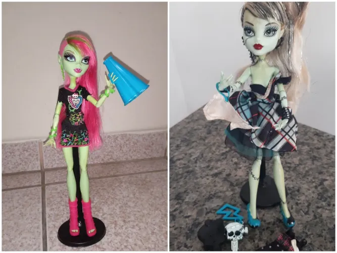 Dupla de bonecas Monster High: Frankie e Vênus 