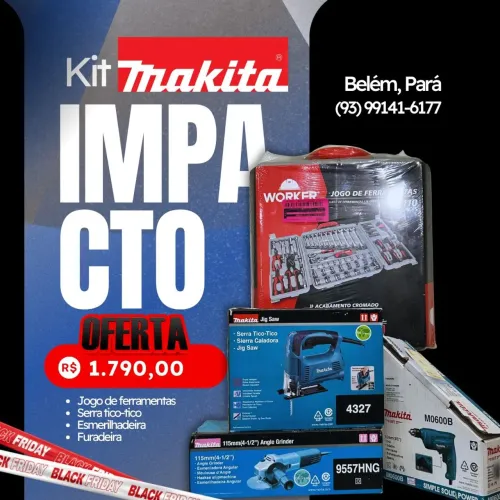Kit de ferramentas Makita