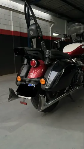 Ponteira chicana em aço inox para super meteor 650