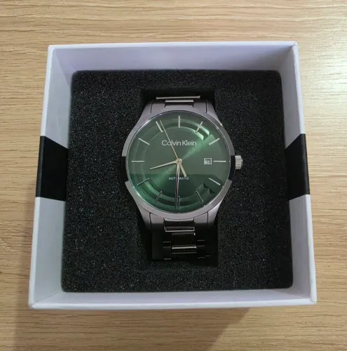 Relógio Calvin Klein Iconic Automático Masculino Verde
