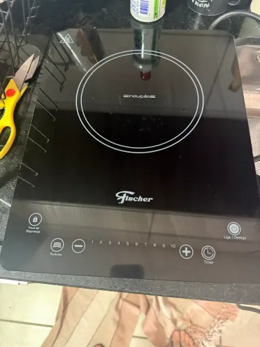Fogão de indução uma boca Fischer 