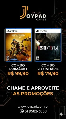 Jogos de PS5, games de Playstation 5, mortal Kombat, resident evil