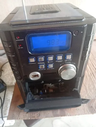 Radio toca fita cd