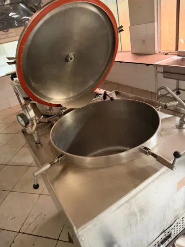 Panela de pressão industrial, autoclavada a vapor