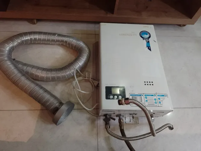 Aquecedor de água a gás Lorenzetti bivolt modelo LZ 1600 D
