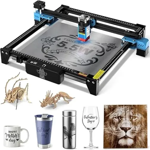 Gravadora Impressora Laser Cnc 30x30cm 40w Corte E Gravação 110v/220v Tts-55 Twotrees