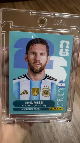 Lionel Messi - Figurinha Original Panini | Copa do Mundo FIFA 2026