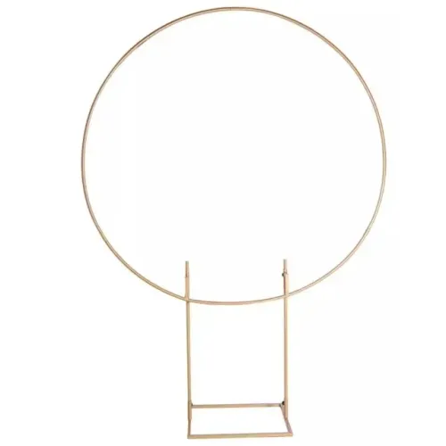 Painel/Arco Redondo Dourado Novo para Decoração de Festas