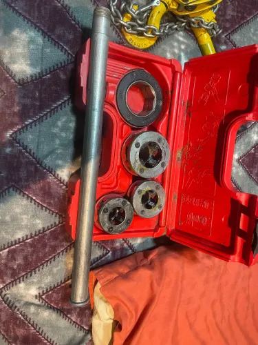 Jogo de tarraxa manual para tubos de 1/2? a 1?