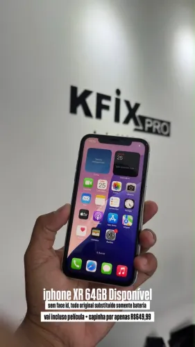 iPhone XR 64GB com 3 meses de garantia