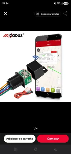 Rastreador bloqueador GPS para carro e moto