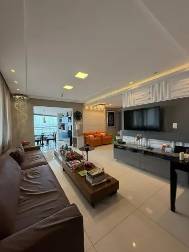 APARTAMENTO 3 SUÍTES - PATAMARES | COLINA A, 137m², 3 suítes, nascente, vista mar, varandã