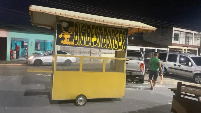 Carro de lanche do grande top