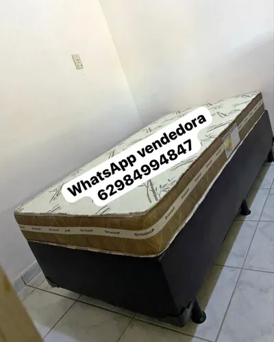 Cama box solteiro d33 pronto entrega