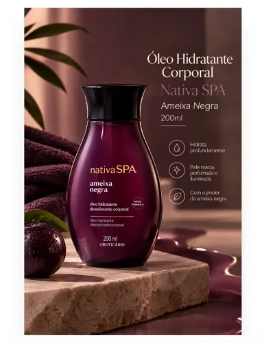 Óleo ameixa negra 200 ml