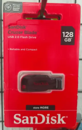 Pendrive Sandisk Original 128gb - R$60 por unidade.