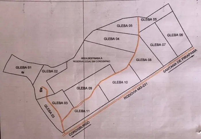 Vendo terreno entre Santana e pirapama e cordisburgo