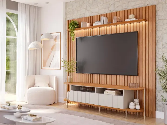 Conjunto Home Ripado e Bancada Elegance