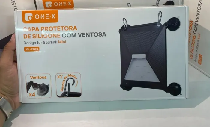 Capa protetora de silicone com ventosa
