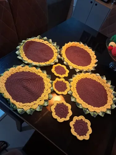 Kit sousplest crochê