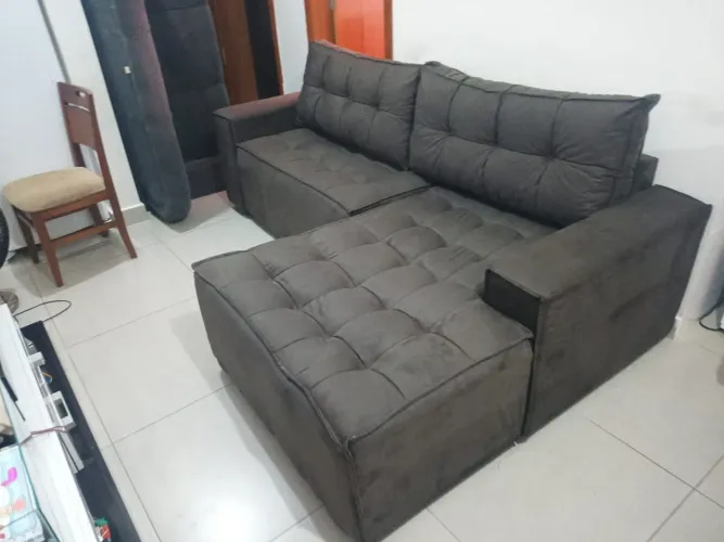 *Sofá Premium com acabamento de luxo* - entrega imediata