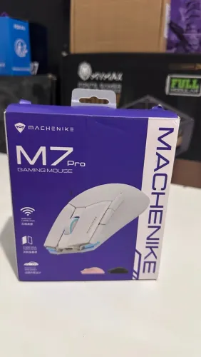 Mouse MACHENIKE SEM FIO COR BRANCO