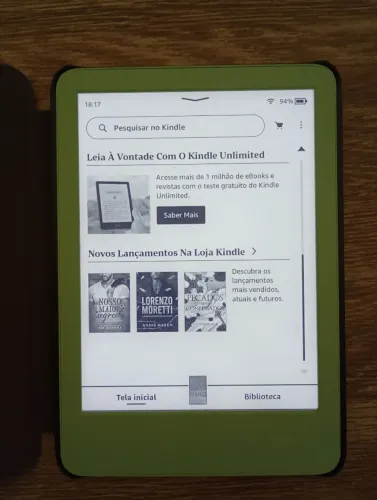 KINDLE 11TH NOVO VERDE MATCHA!