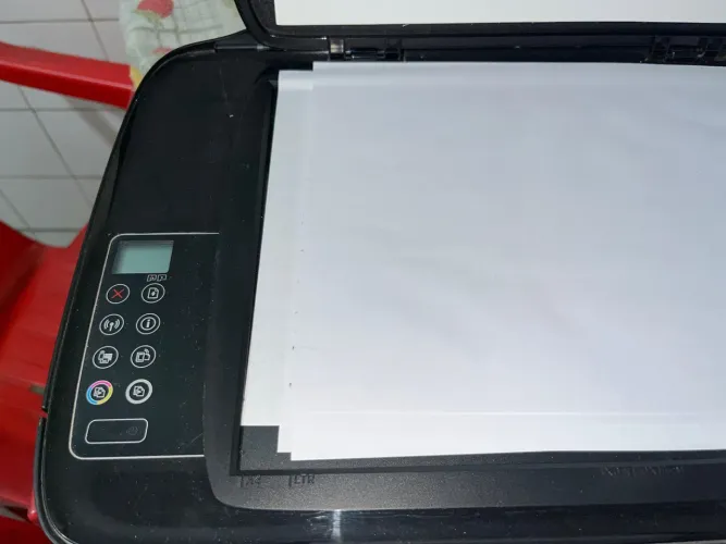 Impressora de tinta. 