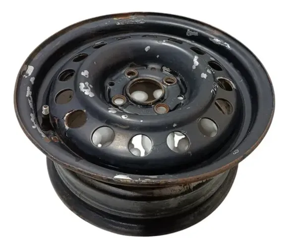 Roda Ferro Volkswagen Gol G3 G4 G5 Saveiro Aro 14 Preto