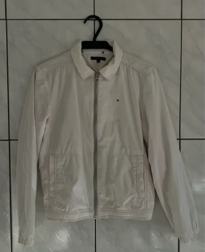 Jaqueta Tommy Hilfiger Sport Original Off White M/38 - Estilo Vintage Y2K