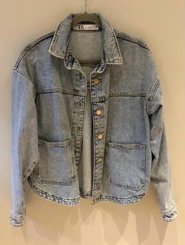 Jaqueta jeans Zara - Tamanho P