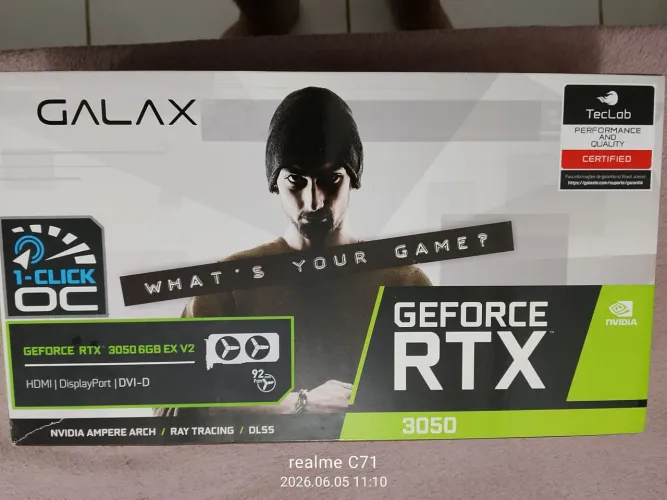 Rtx 3050 98 bits Galaxy l 