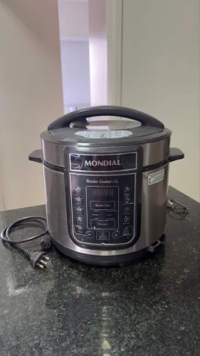 Panela de Pressão Elétrica Mondial Master Cooker 5L