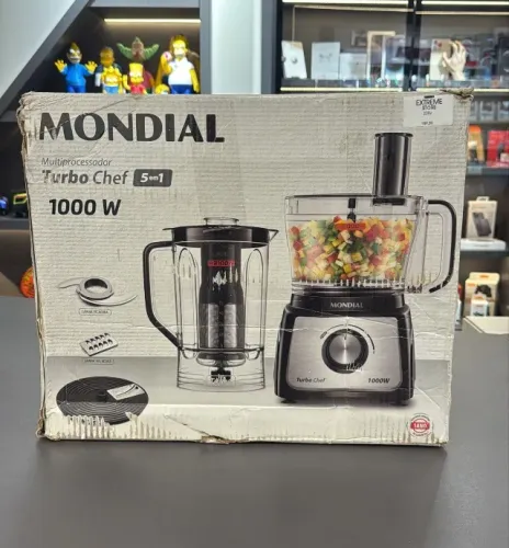 MULTIPROCESSADOR TURBO CHEF 5 EM 1 MONDIAL 1000W