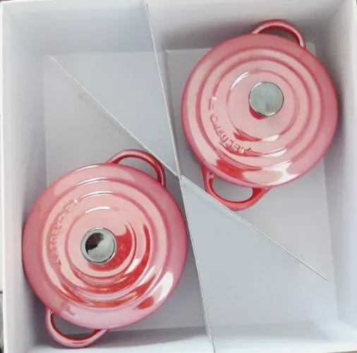 Set Cocottes Metallics Cereja Le Creuset