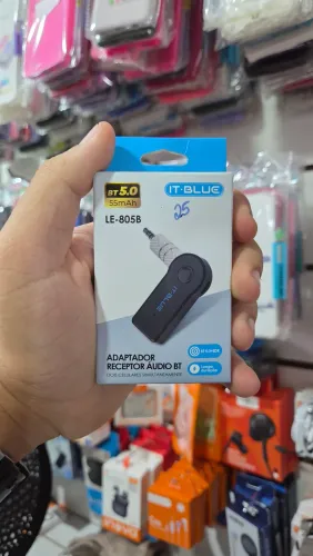 Adaptador Bluethooth Recarregável com Entrada P2