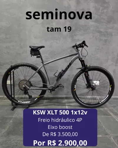 Bicicleta mtb aro 29 KSW XLT 500 12v