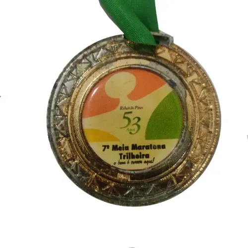 Medalha 7 Meia Maratona Trilheira Rotary 2007 Corrida 09